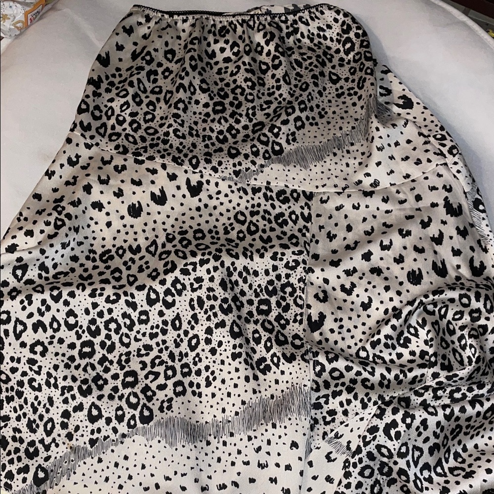 Leopard Print maxi skirt